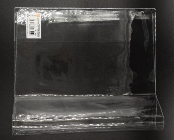 Обложка для тетрадей, учебников и прописей Горецкого 243*455мм прозрачная, плотность 110мк, ПВХ, ДПС-Канц