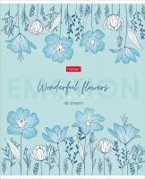 Тетрадь А5 48л кл. Hatber "Wonderful Flowers"