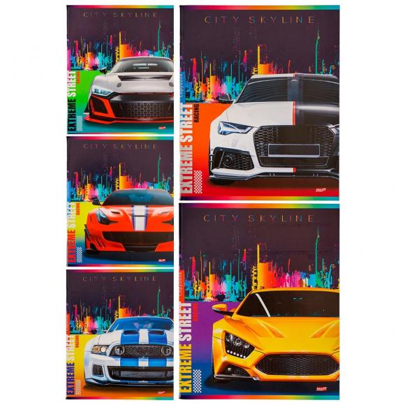 Тетрадь А5 48л кл. Проф-Пресс "Экстремальный тюнинг" белизна 92%