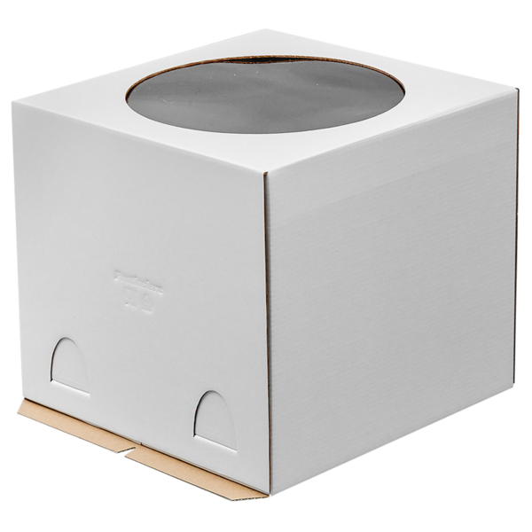 Коробка для торта 240 х 240 х 220 мм, с окном