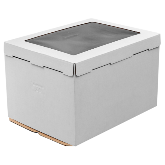 Коробка для торта с окном гофрокартон 300мм х 400мм х 260 мм,