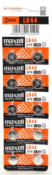 Батарейка MAXELL LR1130 BL10 LR54 (V10GA, AG10, G10, RW49)