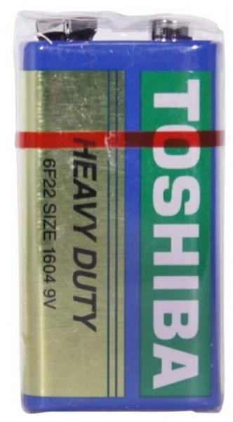 Батарейка крона Toshiba 6f22 солевая Heavy Duty
