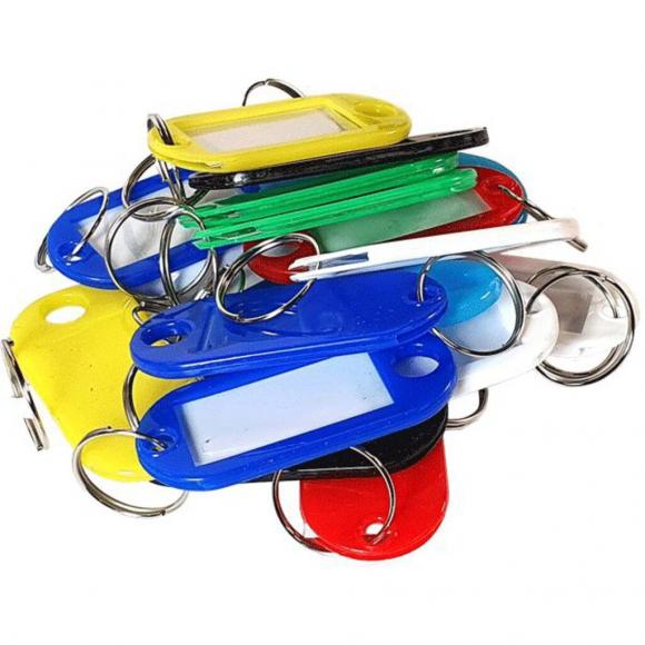 Бирка для ключей прямоугольная с бумажной вставкой, Attomex