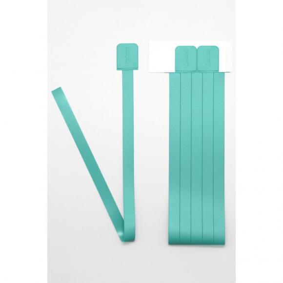 Закладки-ляссе самоклеящиеся А4 "Бирюзовые", 6 шт.