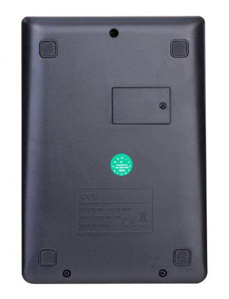 Калькулятор 12 разрядный Deli настольный, черный