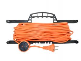 Удлинитель электрический на каркасе JETT (ДЖЕТТ) 40м, оранжевый