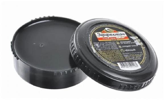 Крем для обуви Эффектон макси черный, 100мл