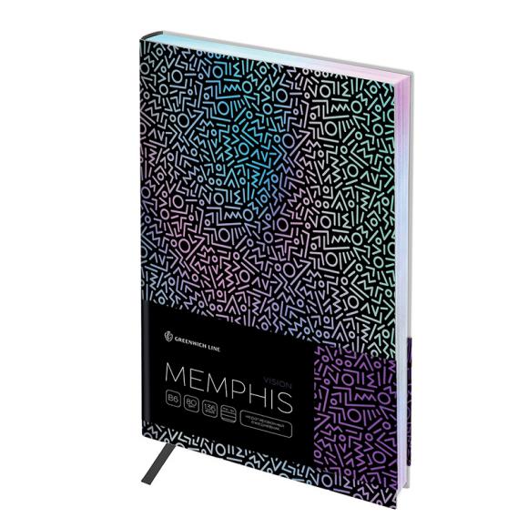 Ежедневник недатированный В6, 136л., кожзам, Greenwich Line "Vision Memphis"