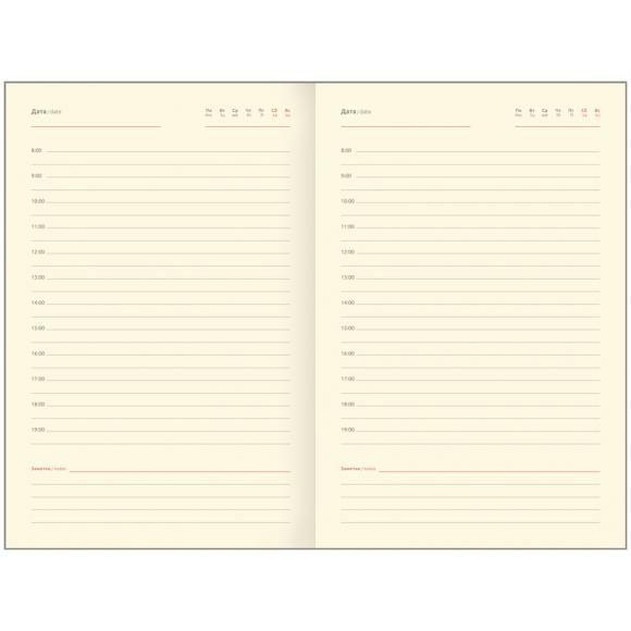 Ежедневник недатированный В6, 136л., кожзам, Greenwich Line "Vision Memphis"