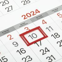 Календарь квартальный на 2024 г., 1 блок, 1 гребень, с бегунком, офсет, BRAUBERG, "Office style", 115287