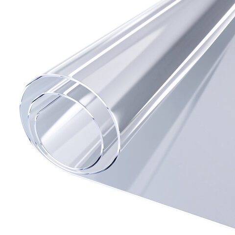 Коврик-подкладка, скатерть ПВХ прозрачная, гибкое/мягкое стекло, 100х60 см, 0,8 мм, DASWERK, 607877