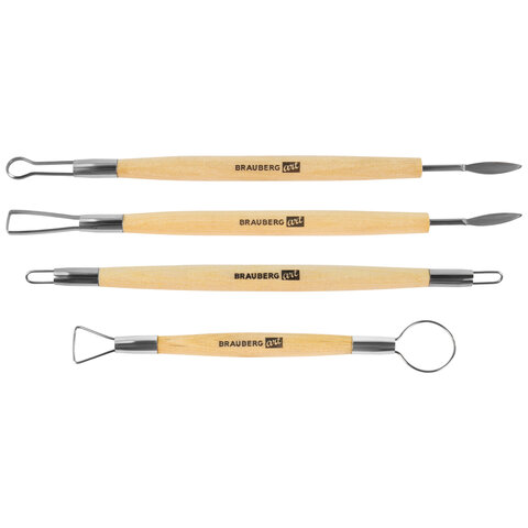 Набор инструментов для лепки и моделирования, 30 шт. в скрутке, BRAUBERG ART CLASSIC, 271176
