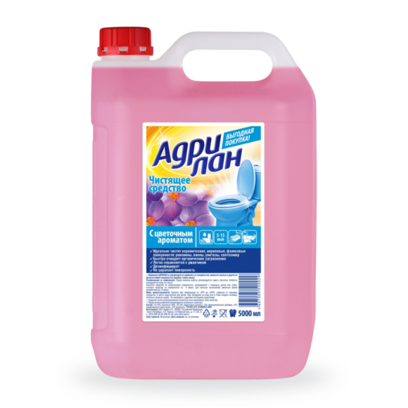 АДРИЛАН чистящее средство для сантехники, 5 литров