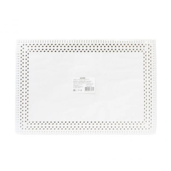 Скатерть сервировочная бумажная ажурная (кружевная) 26х37см 250шт, Авиора
