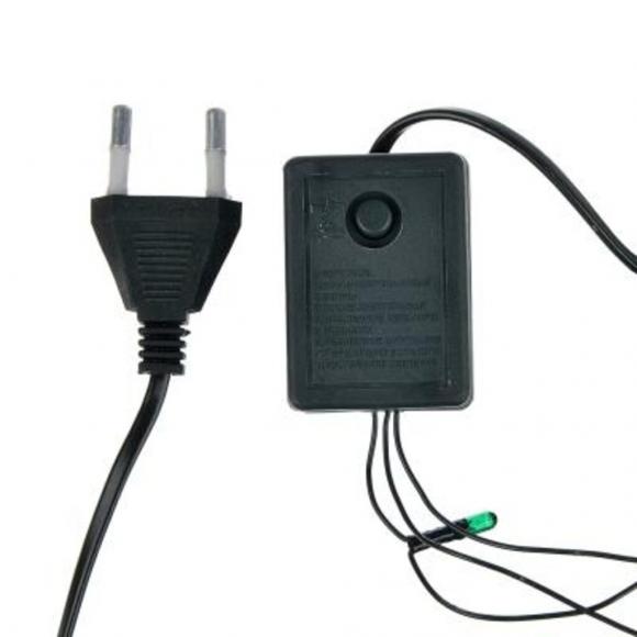 Гирлянда электрическая 5м 50LED светодиодная, зеленый провод, 220В, мультицвет