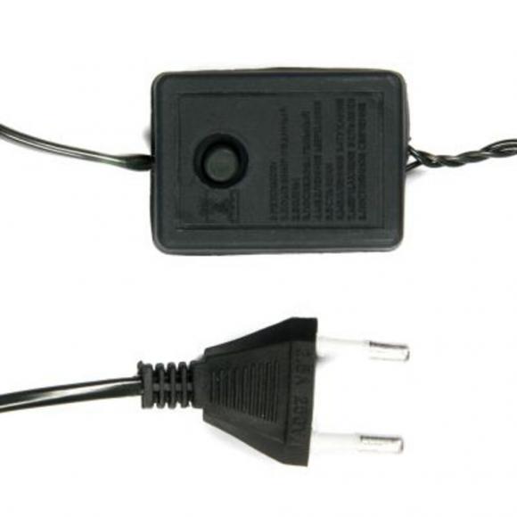 Гирлянда электрическая 5м 50LED светодиодная, зеленый провод, 220В, мультицвет