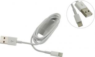 Кабель для Apple Lightning, Smartbuy USB - 8-pin, длина 1метр, белый
