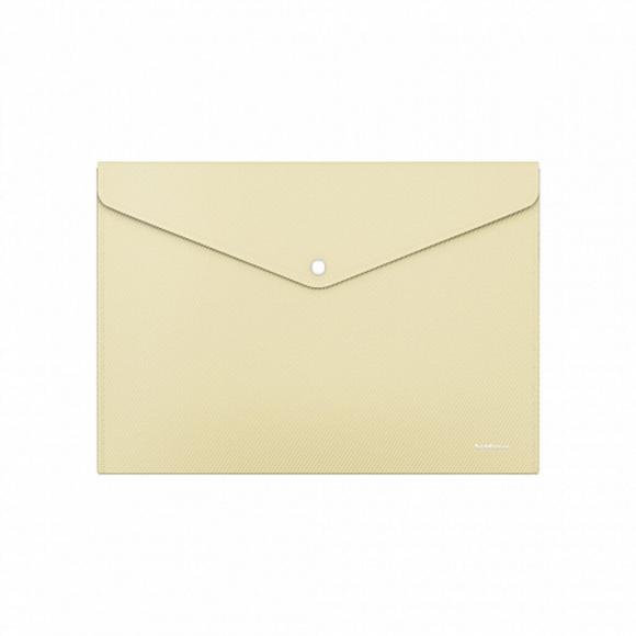 Конверт на кнопке А4 ErichKrause Diagonal Pastel 0,18мм непрозрачный, ассорти, 50322