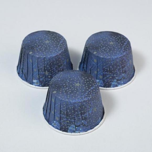 Форма для кексов (маффин) с бортиком Планеты 50 х 40мм, 50 шт