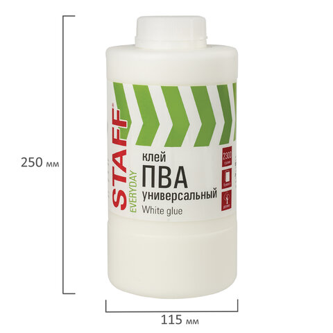 Клей ПВА универсальный 2,3 кг (бумага, картон, дерево),