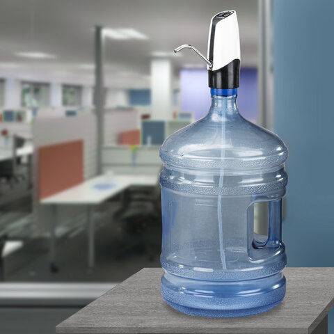 Помпа для воды электрическая SONNEN EWD152W, 1,5 л/мин, 2 РЕЖИМА, АККУМУЛЯТОР, АДАПТЕР, пластик