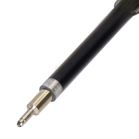 Стержень шариковый масляный BRAUBERG, 107 мм, ЧЕРНЫЙ, с ушками, игольчатый узел 0,7 мм, линия письма 0,35 мм