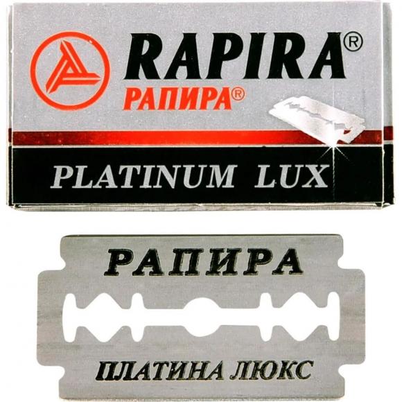 Лезвия Rapira Platinum Lux, 1 упаковка 5 лезвий