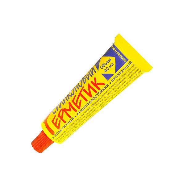 Герметик силиконовый прозрачный 40мл Новбытхим