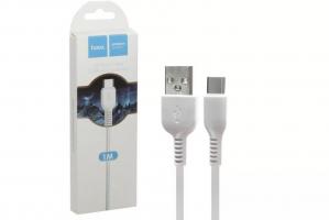 Кабель USB type-C HOCO X20, длина 1метр, белый