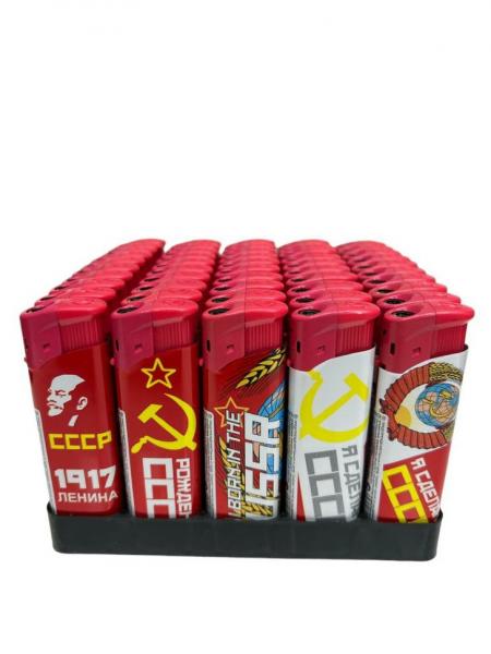 Зажигалка СССР, пьезо, пламя турбо