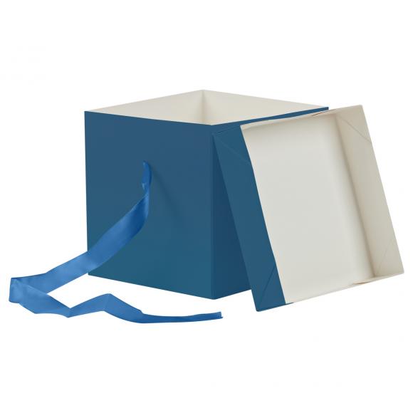 Коробка подарочная складная MESHU "Sea depth", (15*15*15см), с лентой