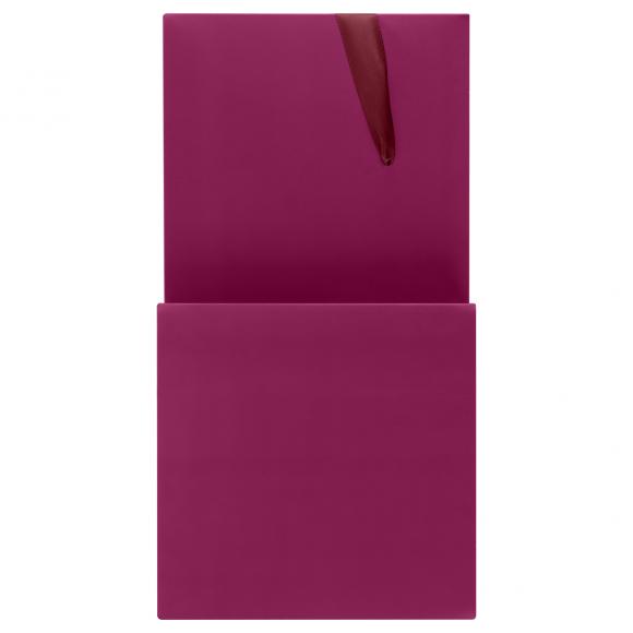 Коробка подарочная складная MESHU "Persian Red", (15*15*15см), с лентой