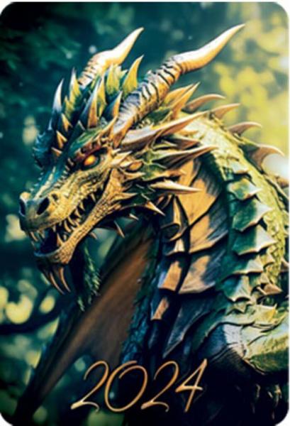 Календарь карманный на 2024 год, Символ года Дракон