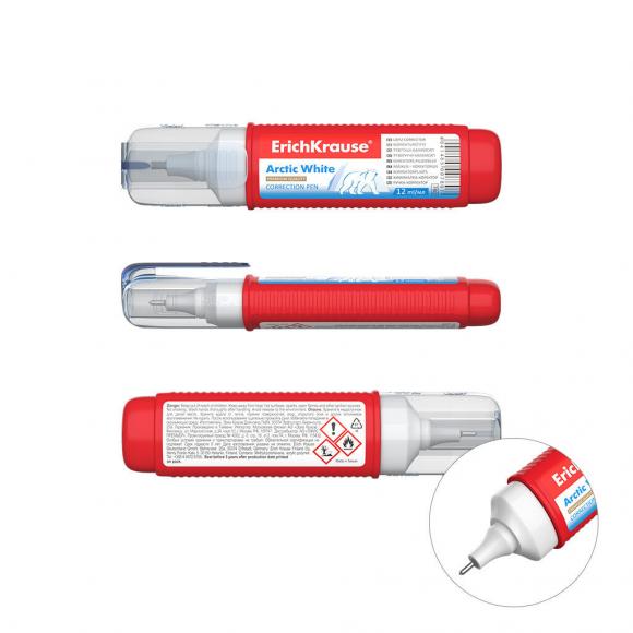 Корректирующий карандаш ErichKrause 12мл, спиртовая основа