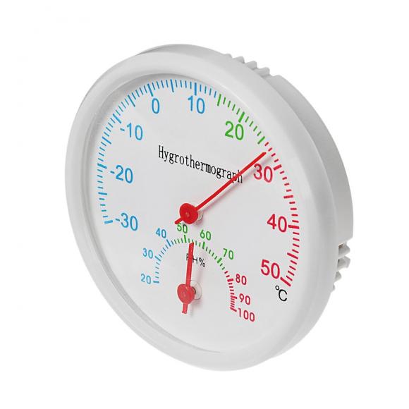Термометр-гигрометр уличный, диаметр 6.5 cм