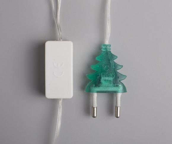 Гирлянда Сосульки граненые 5 м, IP20, 20 LED, свечение мульти (RG/RB), мигание, 220 В