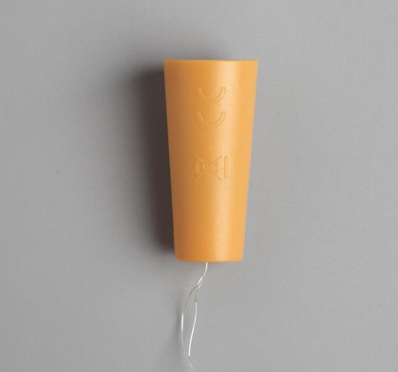 Гирлянда с пробкой нить 2м, IP20, серебристая нить, 20 LED, свечение синее