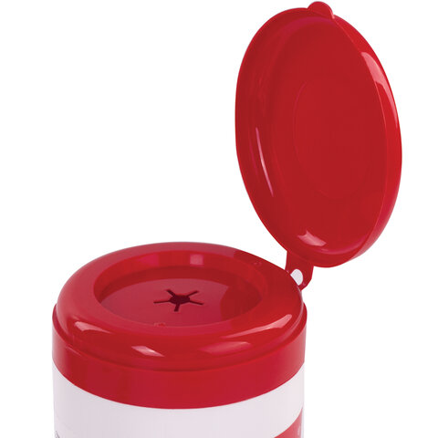 Салфетки для экранов всех типов и пластика BRAUBERG с ароматом "АСТРА", в тубе 100 шт., влажные