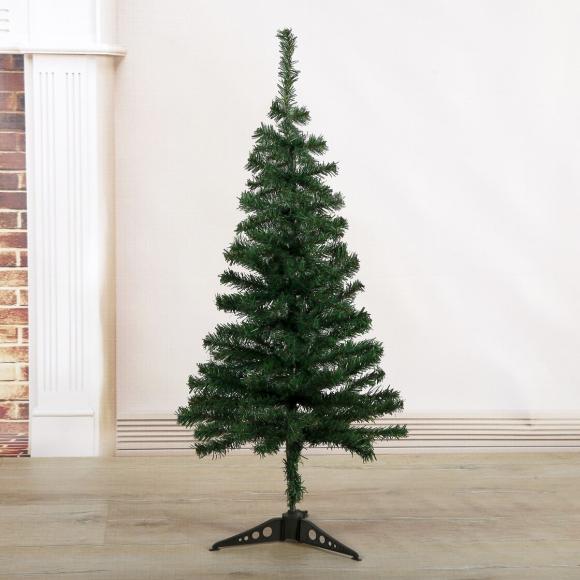 Ель искусственная 90 см, длина иголок 4 см, веток 90 шт, подставка пластик