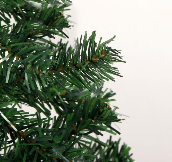 Ель искусственная 90 см, длина иголок 4 см, веток 90 шт, подставка пластик
