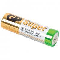 Батарейка GP Super, AA (LR06, 15А), алкалиновая, пальчиковая