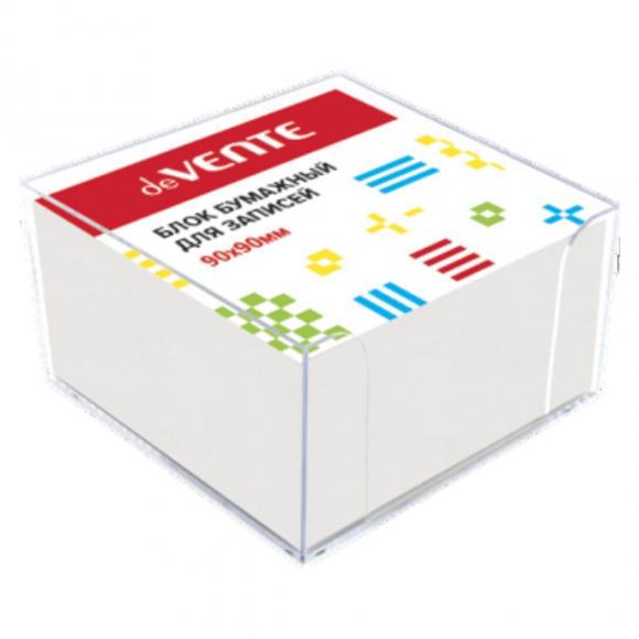 Блок для записей 90*90*50мм в подставке белый, непроклеенный, 100г/м2, белизна 92%