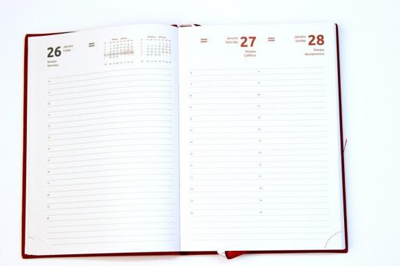 Набор подарочный "Bellagio" ежедневник 2024г А5, 352 страницы, коричневый, твердая обложка, искусственная кожа, + ручка