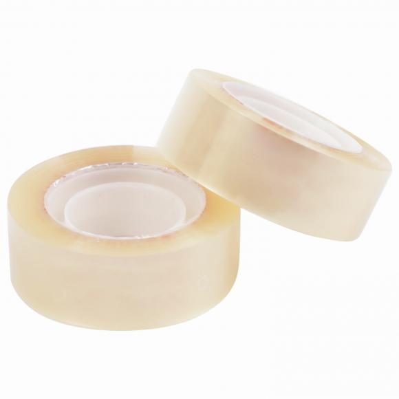 Клейкая лента (скотч) 19мм*33м канцелярская ОФИСМАГ, прозрачная, 1 ролик