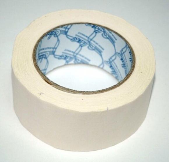 Клейкая лента крепп, малярная лента, 48мм*40 метров, белый, Фактория