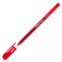 PENSAN ручка шариковая красная STAR TECH 1мм, игольчатый стержень
