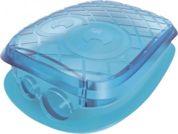 Точилка с двумя отверстиями, с контейнером, пластиковая, Maped PULSE, цвет ассорти, 1шт