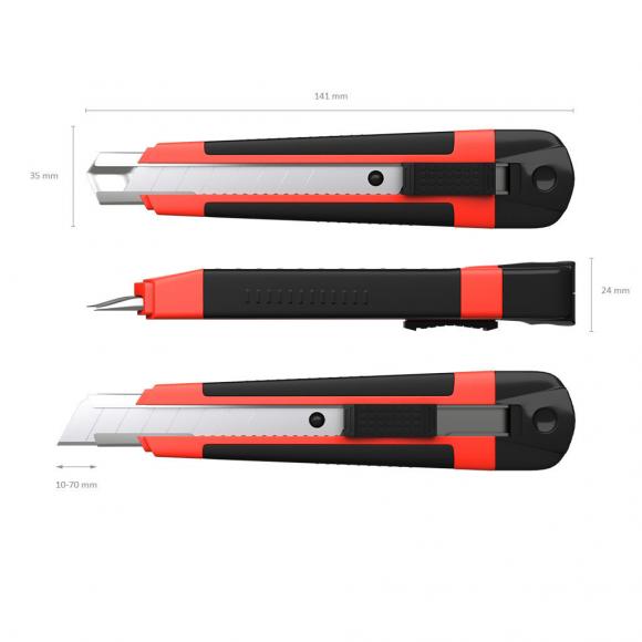 Нож канцелярский 18 мм ErichKrause ARROW, 19152