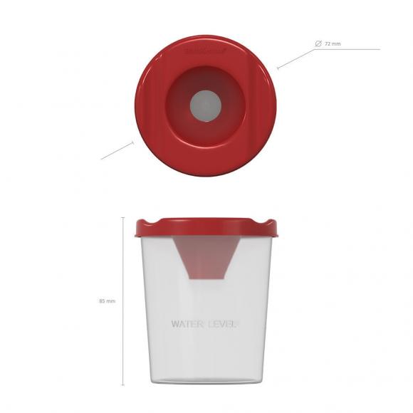 Непроливайка стакан ErichKrause Classic, красный